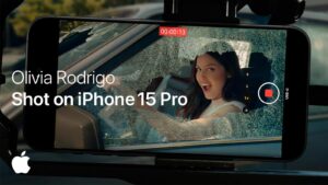 Apple compartilha anúncio ‘Shot on iPhone 15 Pro’ com Olivia Rodrigo