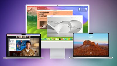 macos sonoma apresenta verde roxo