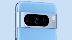 Pixel 8 Pro in blue