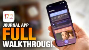 Prática com o novo aplicativo Journal no iOS 17.2