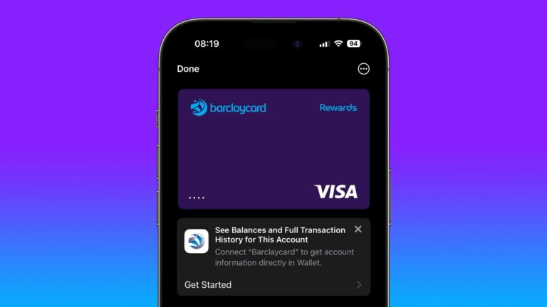 Mais cartões bancários do Reino Unido agora mostram o saldo da conta na Apple Wallet