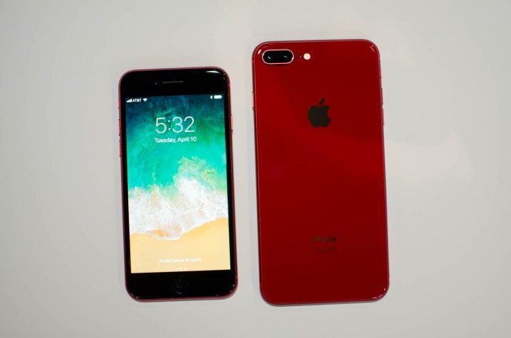 Produto iPhone 8 e 8 Plus (VERMELHO).