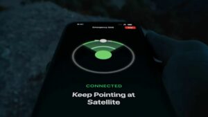 Apple iPhone satellite locator