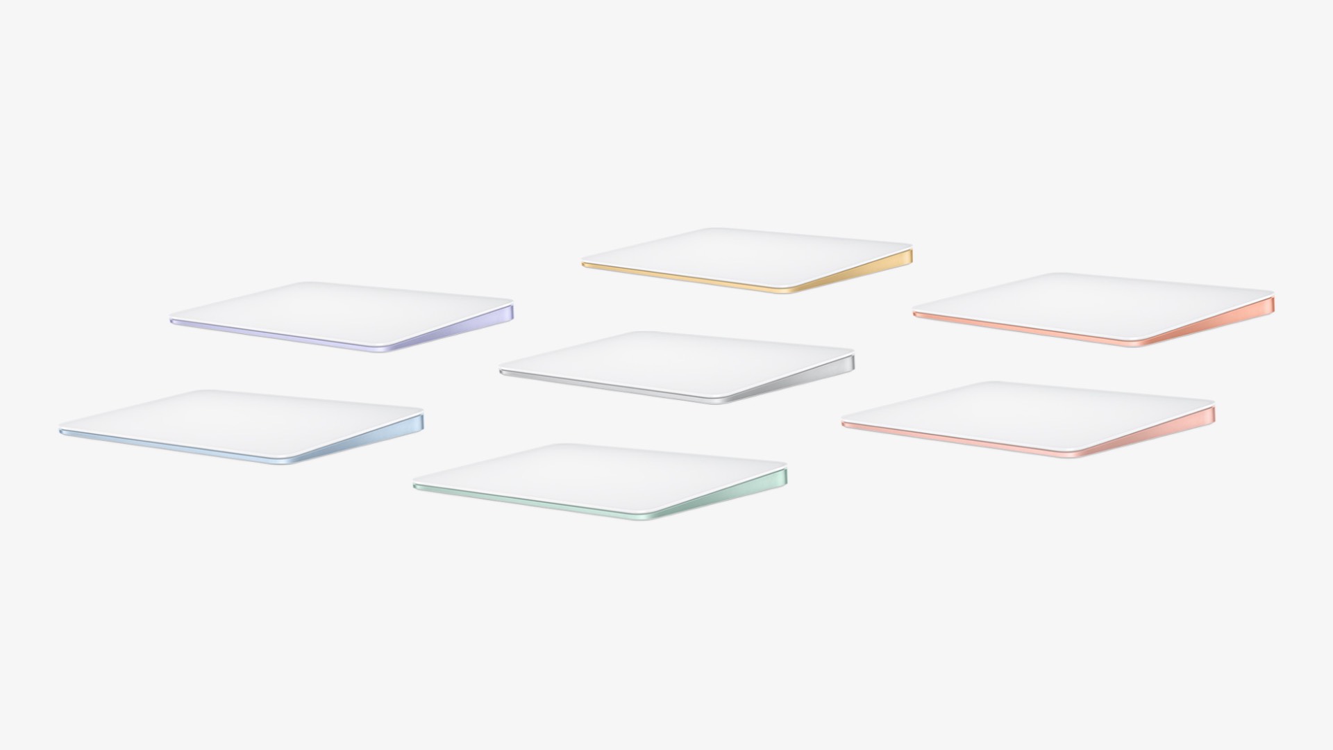 Magic Trackpad em suas diversas cores