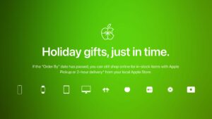 Apple compartilha prazos para pedidos de presentes de Natal