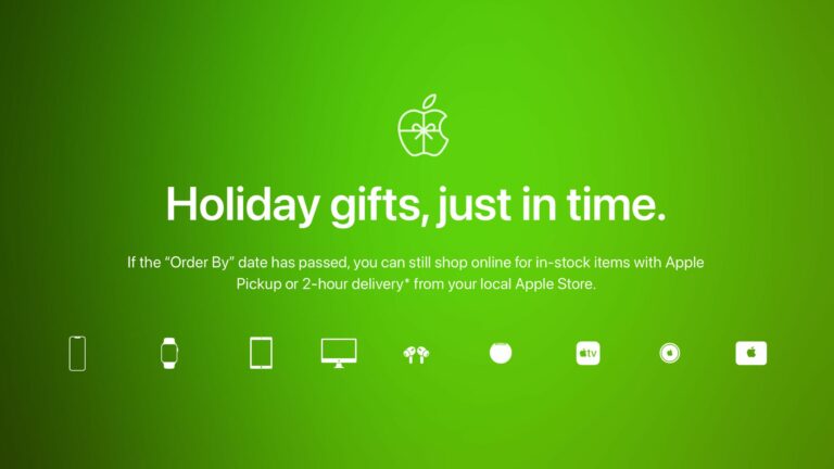 Apple compartilha prazos para pedidos de presentes de Natal