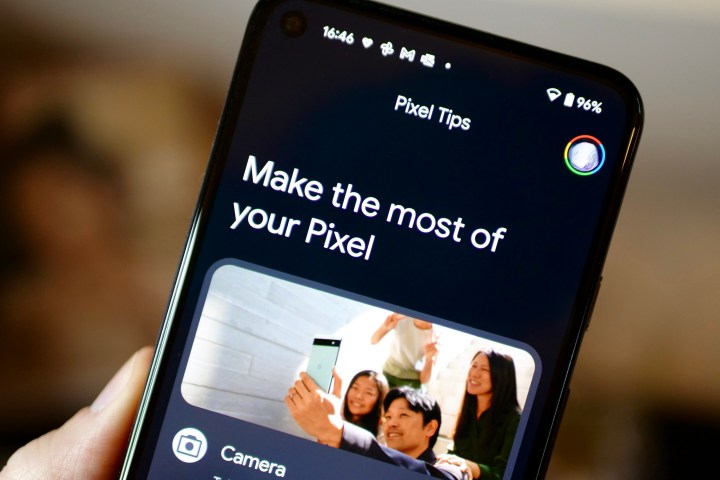 O "Aproveite ao máximo seu Pixel" página no Pixel 5.