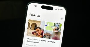 Experimentei o novo aplicativo Journal do iPhone.  Aqui está o que é bom (e ruim)