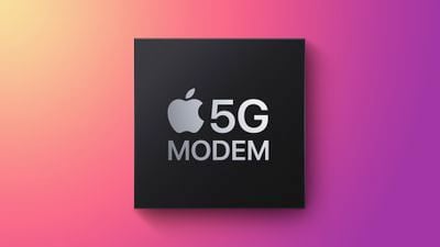 Tríade de recursos do modem 5G da Apple