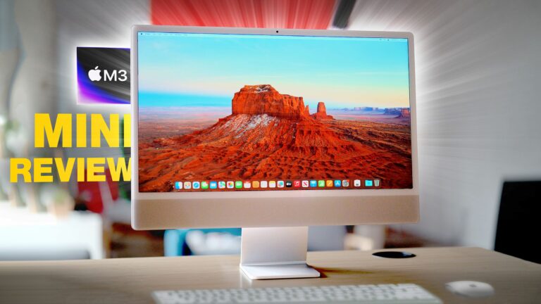 Prática com o iMac M3 de 24 polegadas