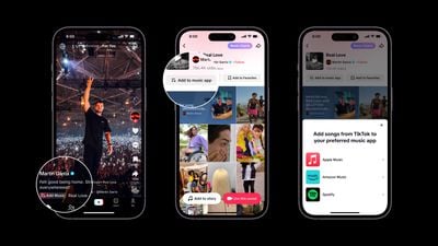 tiktok adicionar à música da apple