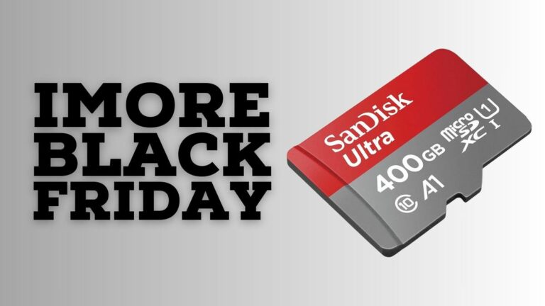 A deal listing for a 400GB SanDisk microSD card