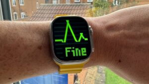 Apple Watch Ultra Resident Evil health status