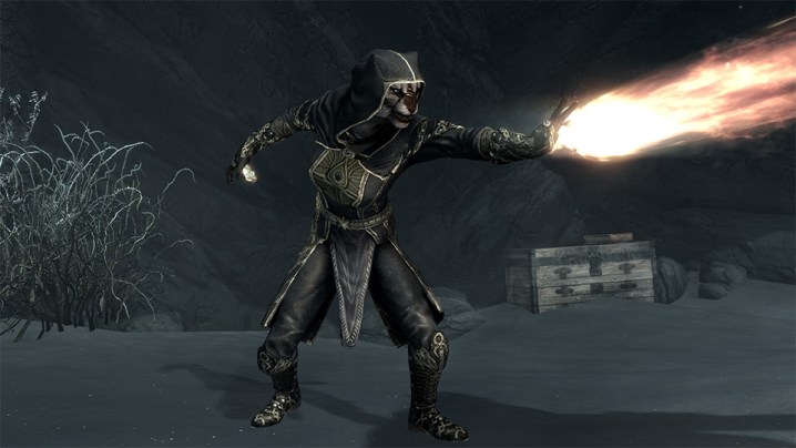 Aldmeri Anti-Mage é um dos mods disponíveis através da Bethesda Game Studios Creations em The Elder Scrolls V: Skyrim.