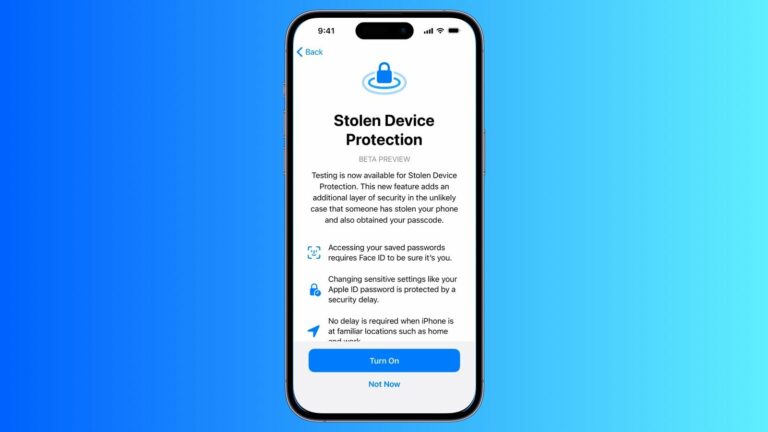 iOS 17.3 Beta adiciona novo recurso de proteção de dispositivos roubados ao iPhone