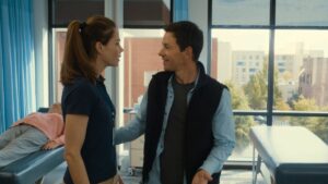 This image is of actors Michelle Monaghan and Mark Wahlberg in the movie,