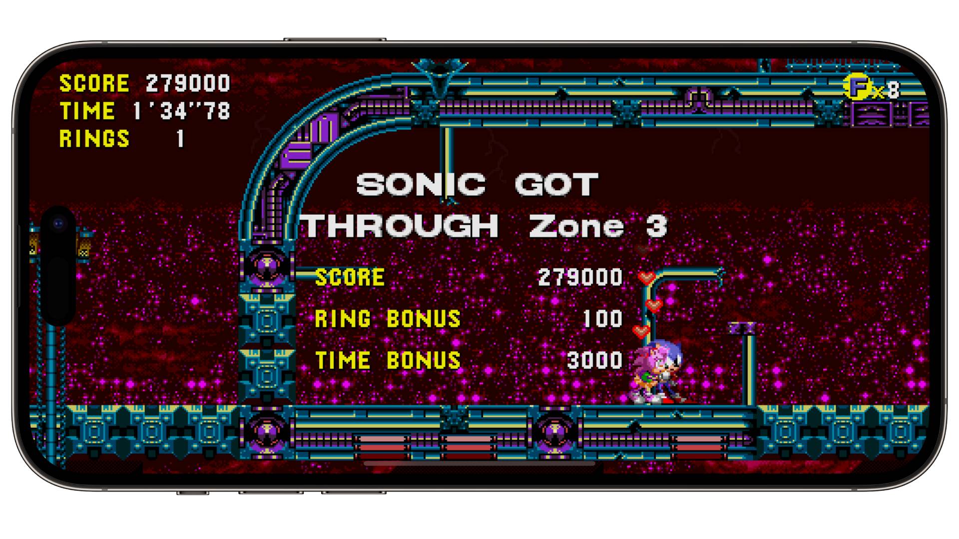 Final do Sonic CD Stardust Speedway