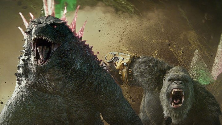 Godzilla e King Kong se unem em Godzilla x Kong: O Novo Império.