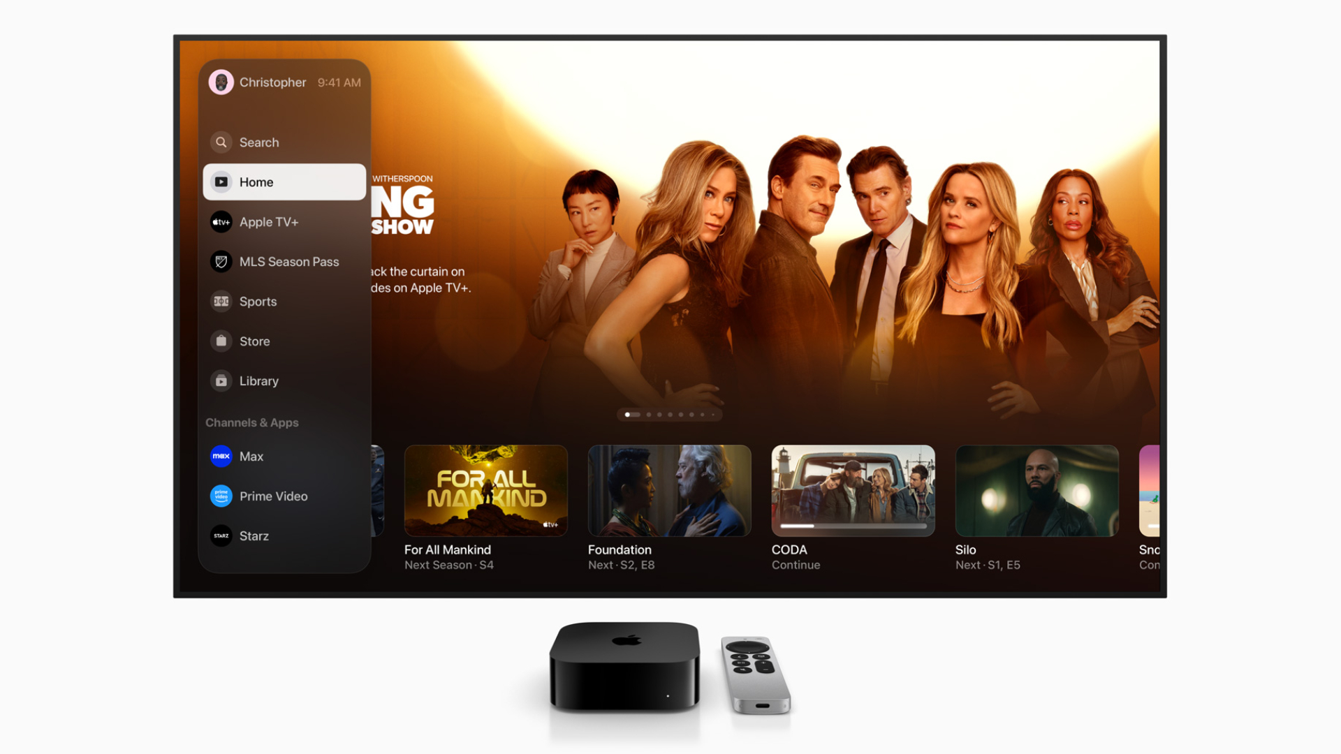 tvOS 17.2 na Apple TV 4K