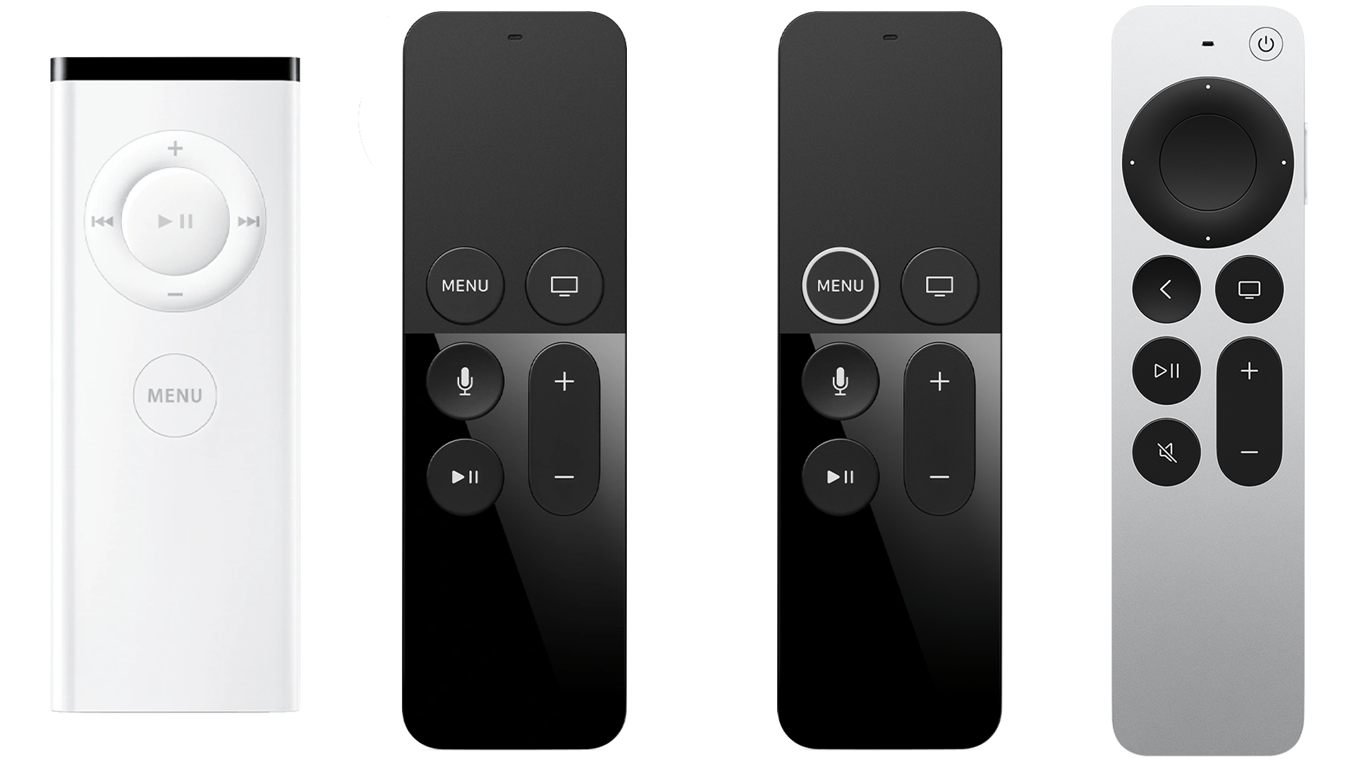 Controles remotos da Apple TV