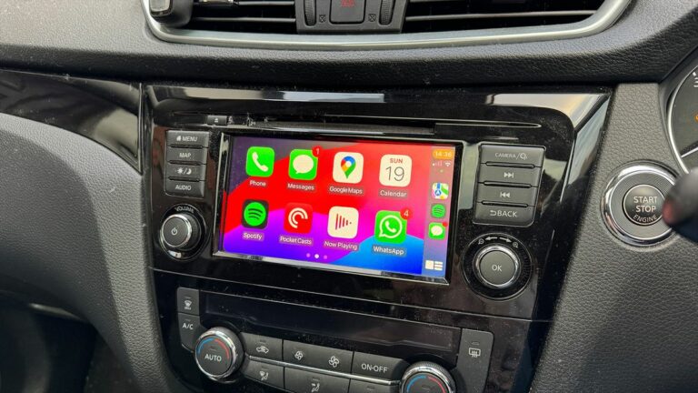 CarPlay setup in 2020 Nissan Qashqai