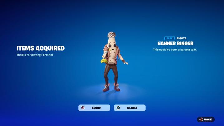 Emote Nanner Ringer em Fortnite