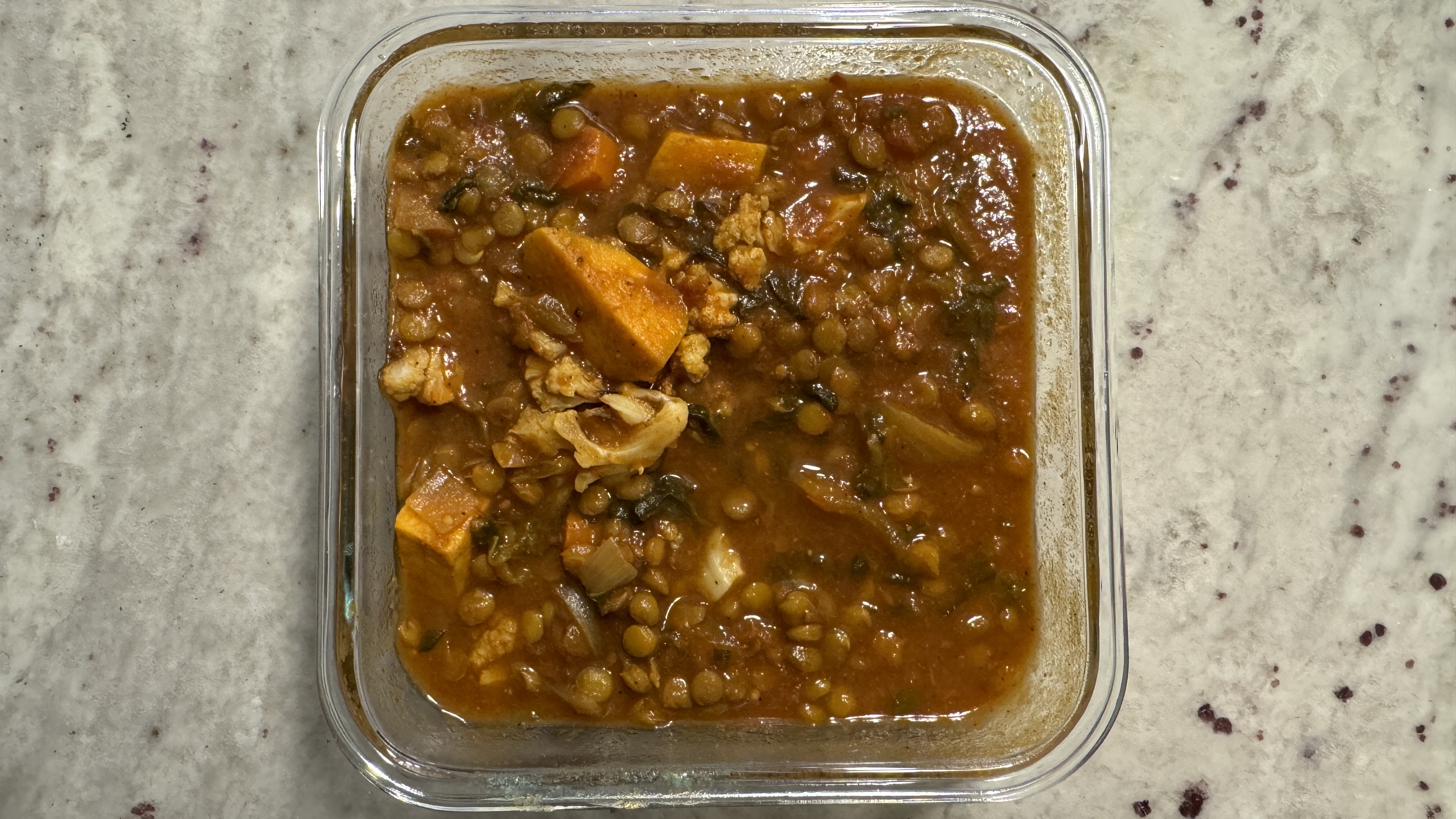 Aplicativo Pilão - sopa de lentilha com curry