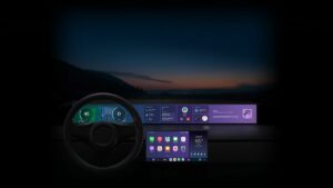 Next-gen CarPlay key art