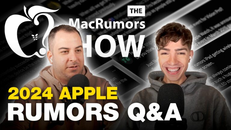 The MacRumors Show: perguntas e respostas sobre rumores da Apple de 2024