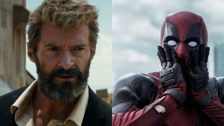 Hugh Jackman e Ryan Reynolds em Logan e Deadpool, respectivamente.