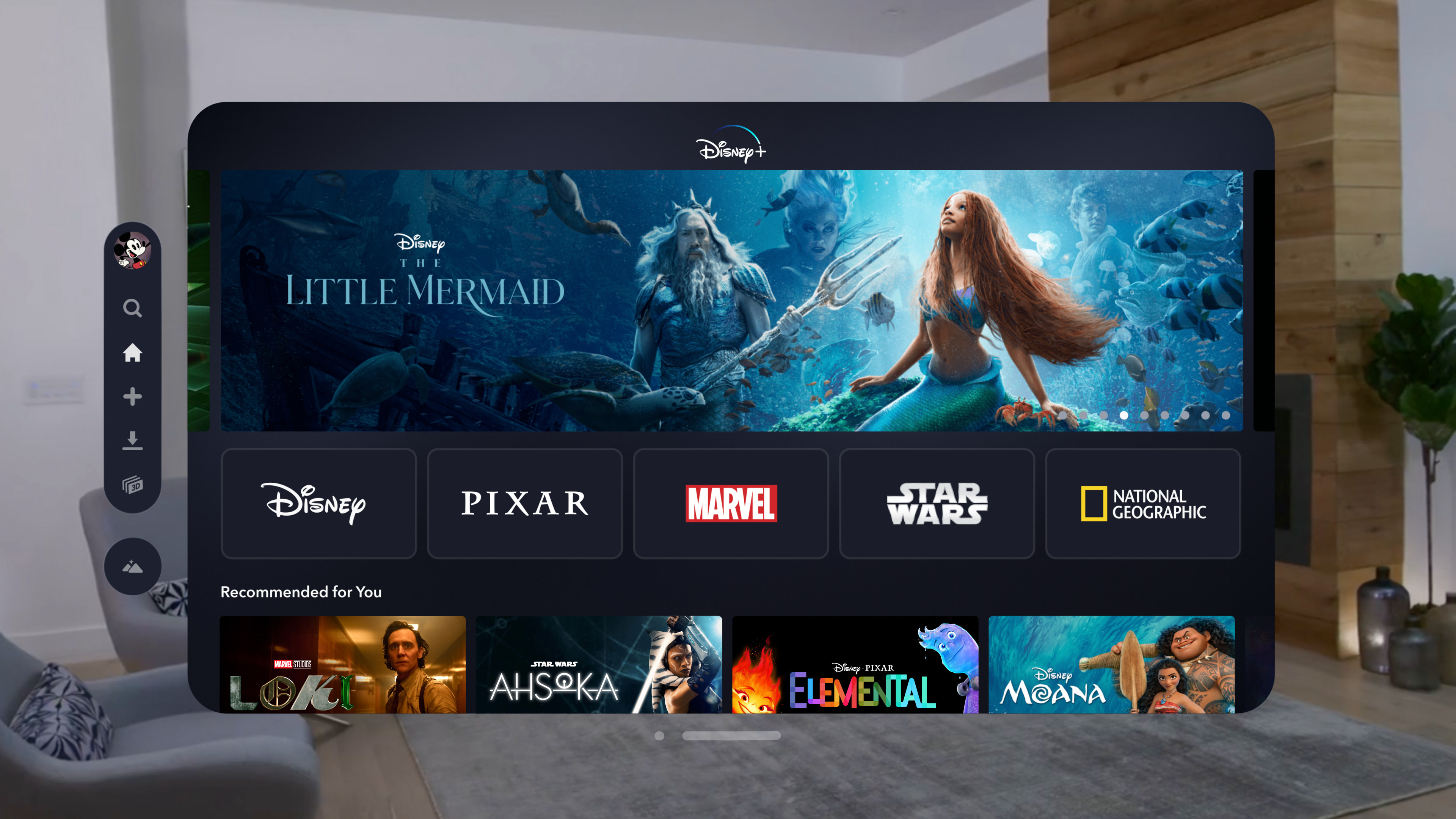 Apple Vision Pro Disney Plus