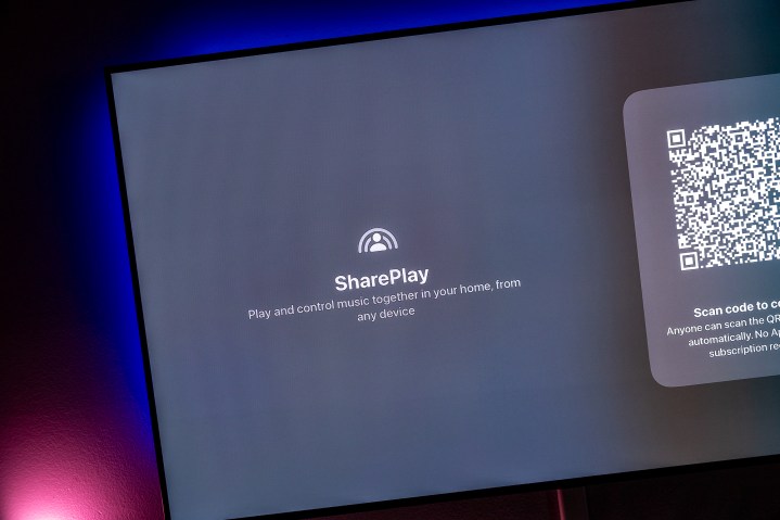 SharePlay na Apple TV.