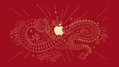 Papel de parede do Ano do Dragão da Apple