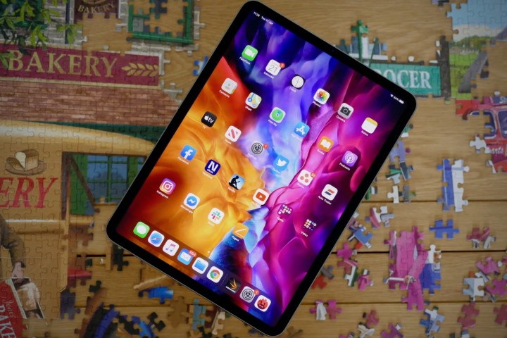 Tela do iPad Pro 2020.