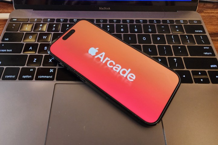 Tela inicial do Apple Arcade no iPhone 14 Pro