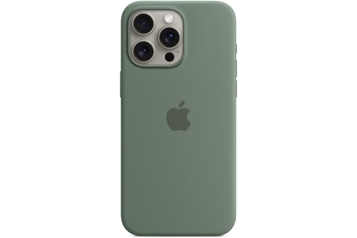 Capa de silicone Apple iPhone 15 Pro Max com MagSafe Cypress.