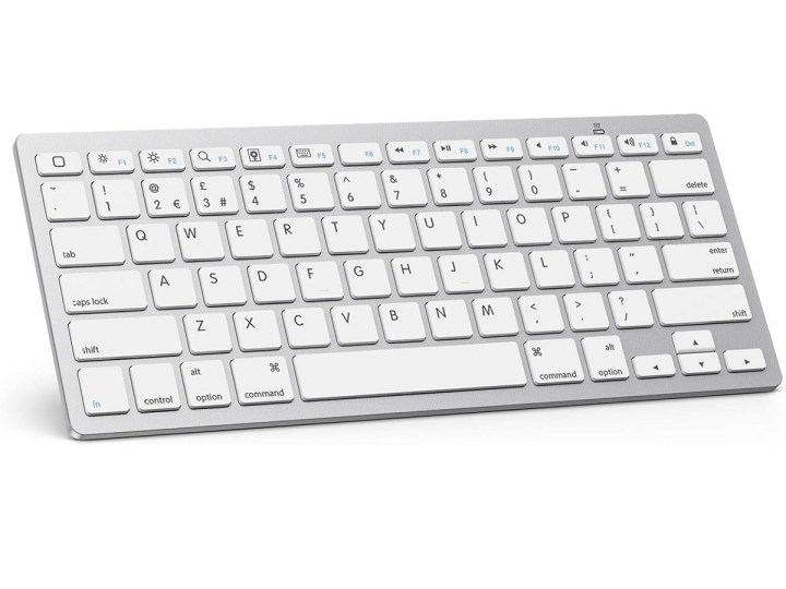 O teclado Bluetooth Omoton KB066 para iPad.
