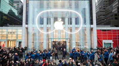 Lançamento do Apple Fifth Avenue Vision Pro