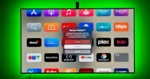 Como excluir aplicativos em uma Apple TV