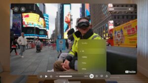 Aplicativo Juno YouTube para Vision Pro ganha novos recursos na primeira atualização
