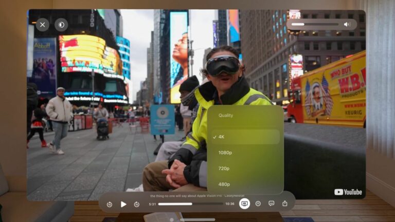 Aplicativo Juno YouTube para Vision Pro ganha novos recursos na primeira atualização