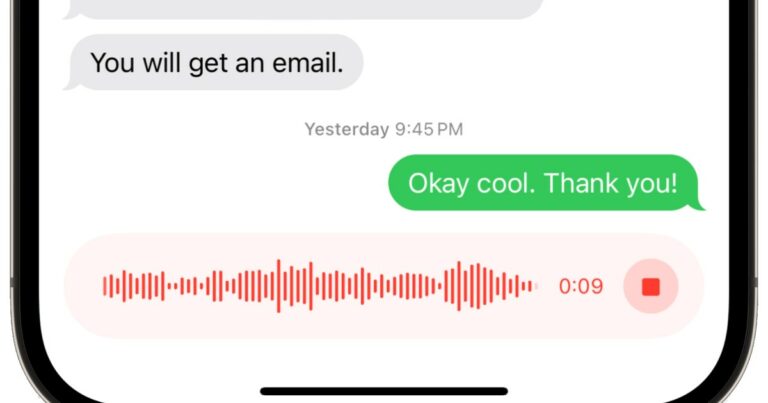 Como enviar uma mensagem de voz no seu iPhone