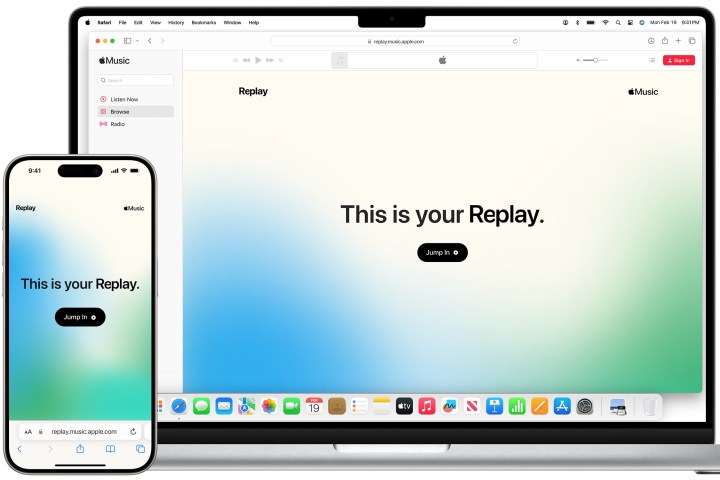 Capturas de tela do Apple Music Replay via Apple.