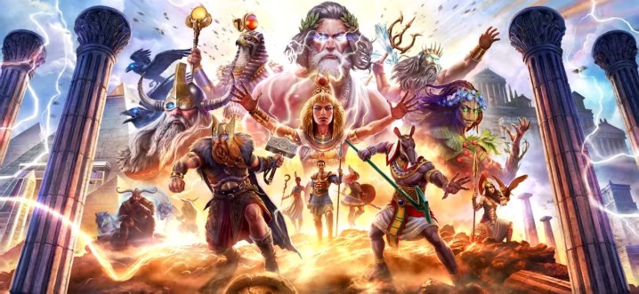 Arte principal para Age of Mythology: Retold.