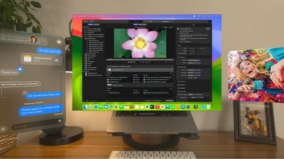 Tela virtual Apple Vision Pro Mac