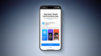 Recurso 1 da App Store de autenticação Shazam