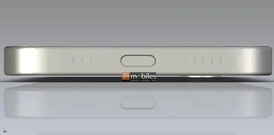 Renderização do iPhone SE 4 USB C
