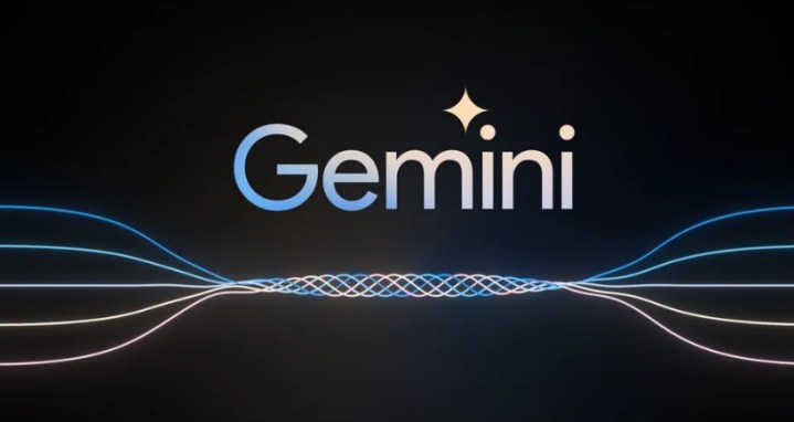 O logotipo do Google Gemini AI.