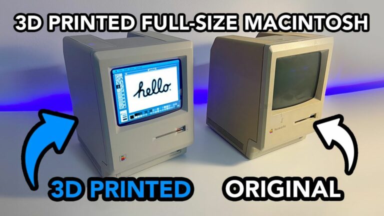 Confira este Macintosh funcional impresso em 3D