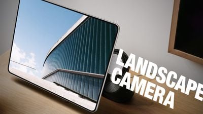 Recurso de câmera paisagem do iPad Pro 2024